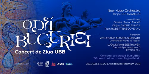 Od\u0103 Bucuriei - Concert simfonic aniversar de Ziua Universit\u0103\u021bii Babe\u0219-Bolyai