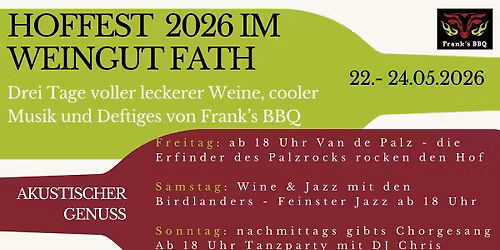 Hoffest Weingut Fath 2026