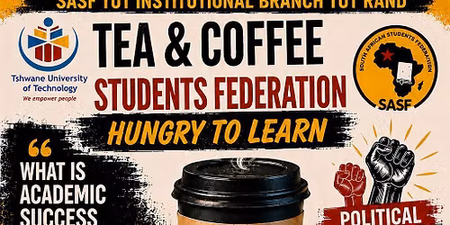 TEA AMD COFFEE STUDENT FEDERATION DRIVE