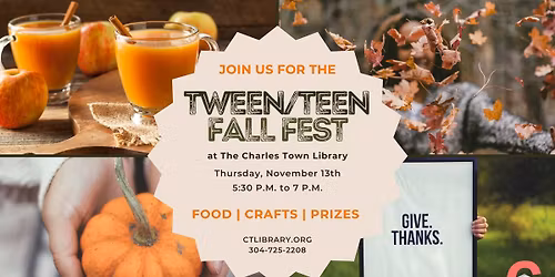 Tween\/Teen Fall Fest