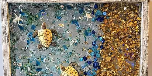 Turtle Art Crushed Glass Workshop