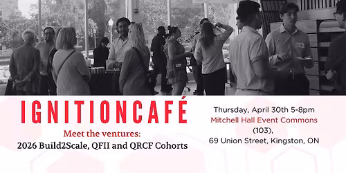 DDQIC Ignition Caf\u00e9: Meet the Ignite Ventures!