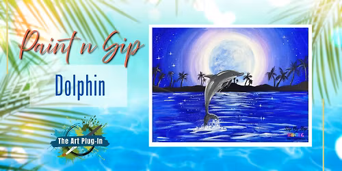 Paint n Sip - Dolphin