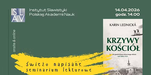 Seminarium lekturowe | 14.04.2026 r. 