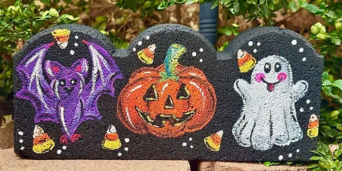 Halloween Characters Brick Painting at Locavore Beer Works!