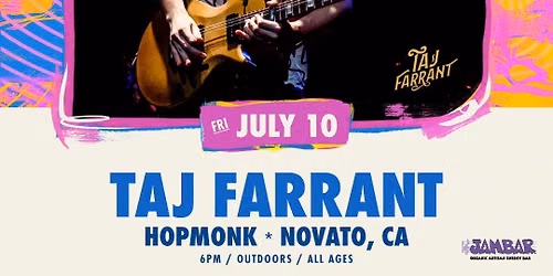 Taj Farrant | Cookout Concert Series 