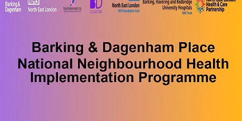 B&D West Integrated Neighbourhood Team Workshops