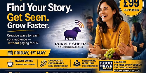 Find Your Story. Get Seen. Grow Faster.  Half-Day Workshop