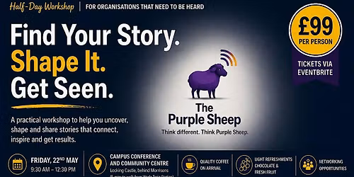 Find Your Story. Get Seen. Grow Faster.  Half-Day Workshop