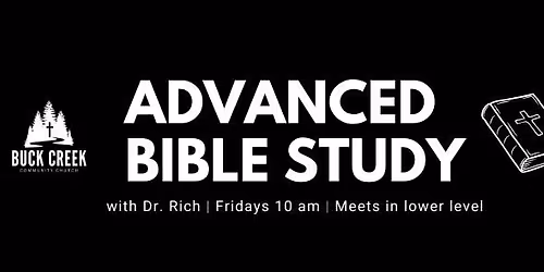 Bible Study | Fridays 10 AM