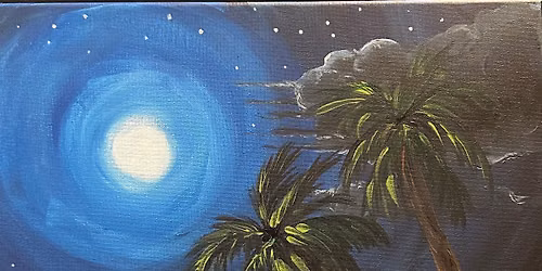 Old Vine Texas Paint n Sip- Island Moonglow