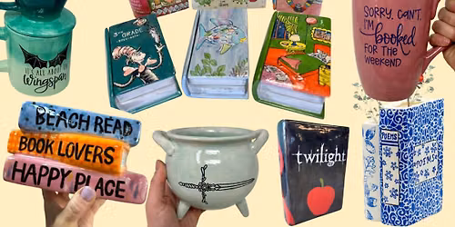 Book Lovers Ceramic Event - All ages welcome