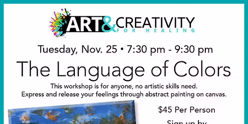 Art and Creativity Workshop - The Language of Colors
