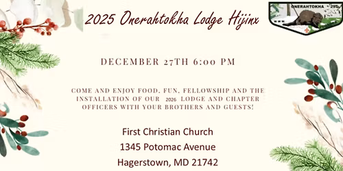 2025 Onerahtokha Lodge Hijinx