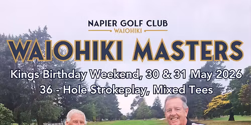 Waiohiki Masters 2026