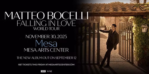 Matteo Bocelli: Falling In Love Tour