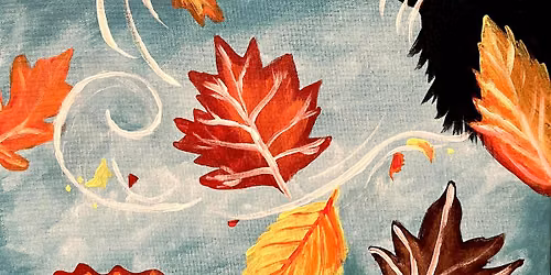 "Fall Kitty" - Paint and Sip with Nicole