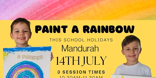 PAINT A TEXTURED RAINBOW