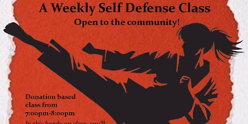 Weekly Self Defense Class | The Peaceful Warriors\u2019 Way | OPEN TO COMMUNITY