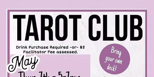 Tarot Club - All Ages - May