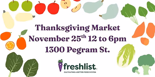Local Food Thanksgiving Market