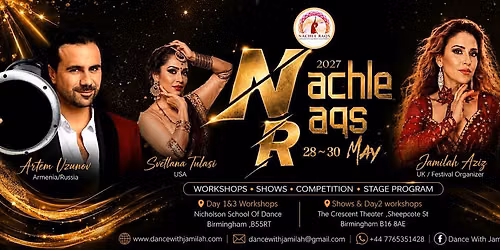 Nachle Raqs 2027 \u2013 International Bellydance & Bollywood Gala Show