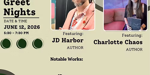 Local Author Meet & Greet Night