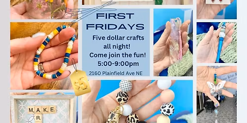 FIVE DOLLAR FRIDAY @ Three Blue Brushes Studio!