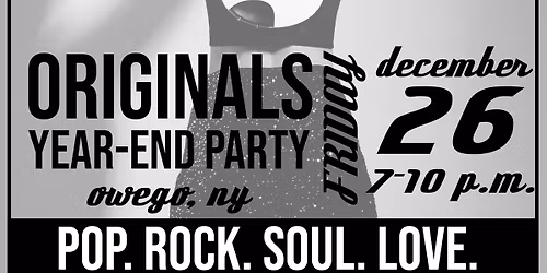 The Jess Novak Band at Originals Year-End Party