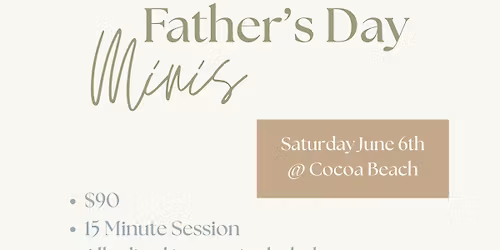 Father's Day Mini Photo Sessions