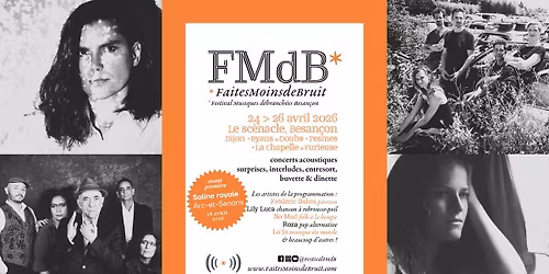 Festival Faites Moins d'Bruit (FMdB*) 2026
