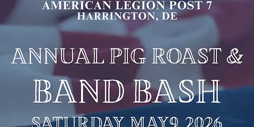Annual Pig Roast & Band Bash \ud83c\udfb8\ud83c\udfb6