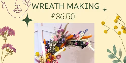 \ud83c\udf19\ud83c\udf19 Dried Flower Crescent Moon Wreath-Making Workshop \ud83c\udf3f\ud83c\udf3f