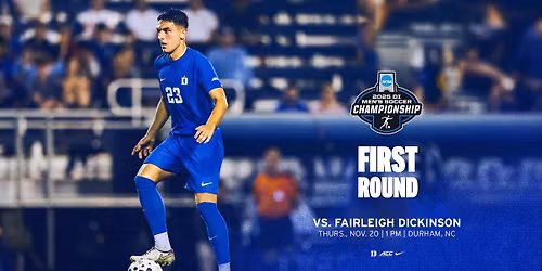 Parking NCAA Mens Soccer First Round: Fairleigh Dickinson at Duke
