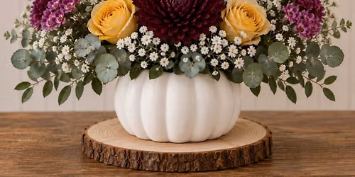 Floral pumpkin class