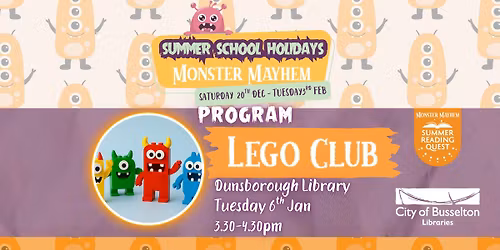 Lego Club @ Dunsborough Library