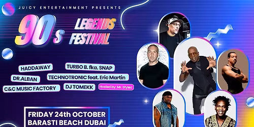 90's Legends Festival at Barasti in Dubai