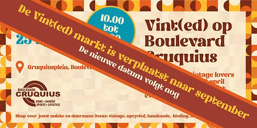 Vint(ed) op Boulevard Cruquius!