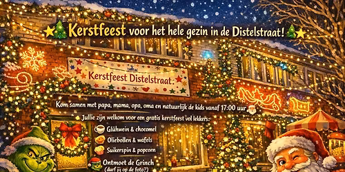 Kerstfeest HOPE Distelstraat