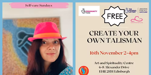 FREE ART WORKSHOP: CREATE YOUR OWN TALISMAN