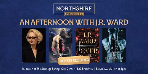 Northshire Saratoga: An Afternoon with J.R. Ward