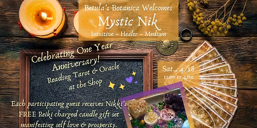 Mystic Nik...Spiritual Guidance ~ One Year Anniversary Tarot & Oracle Readings