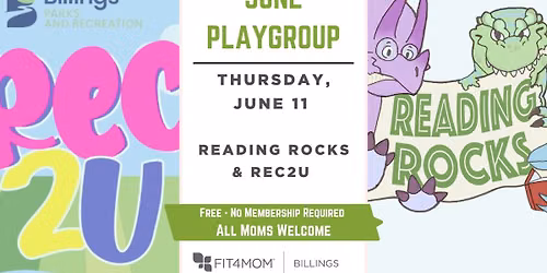 June Playgroup: Reading Rocks + Rec2U