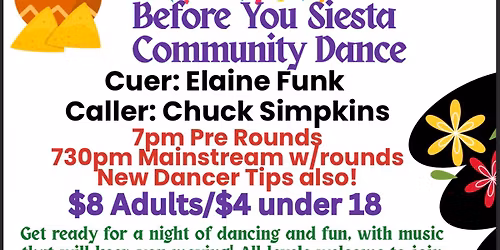Fiesta Before You Siesta Community Dance