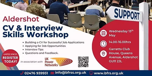 Aldershot FREE CV & Interview Skills Workshop 
