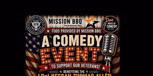 A Comedy Event To Support Our Veterans