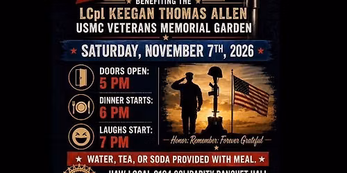 A Comedy Event To Support Our Veterans
