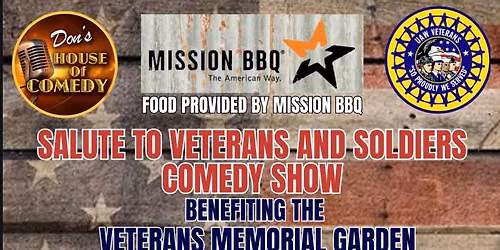 A Comedy Event To Support Our Veterans