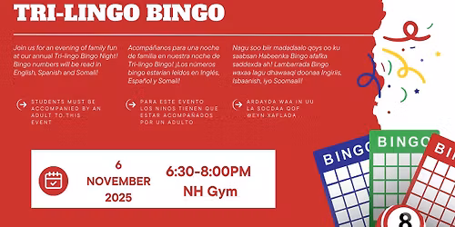 Tri-Lingo Bingo