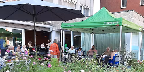 Rommelmarkt in onze tuin 